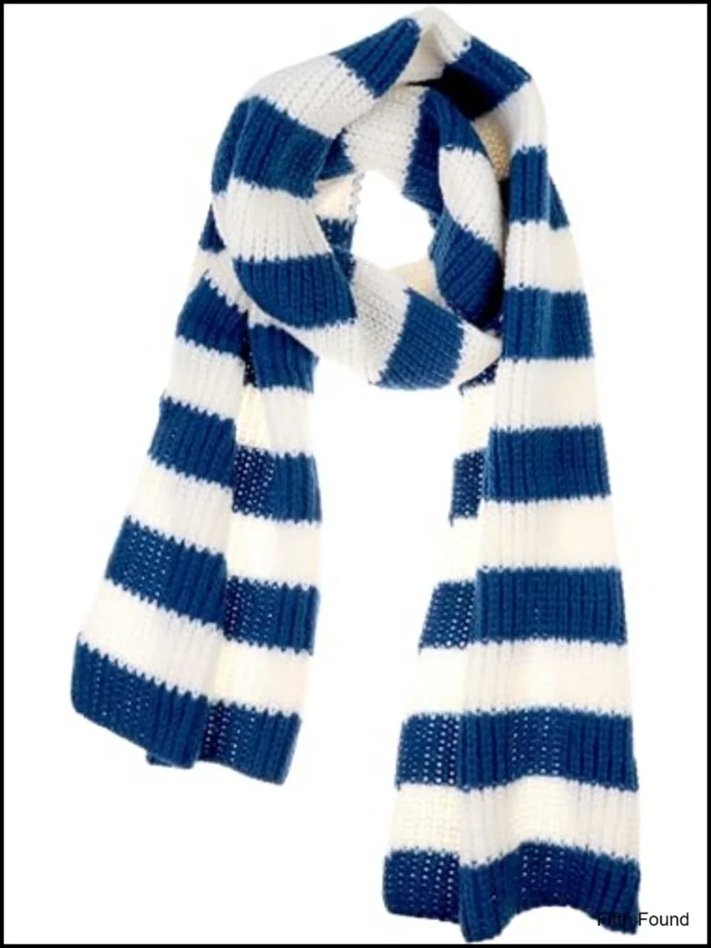 Acrylic Striped Winter Scarf Fringed Cold Weather Wrap